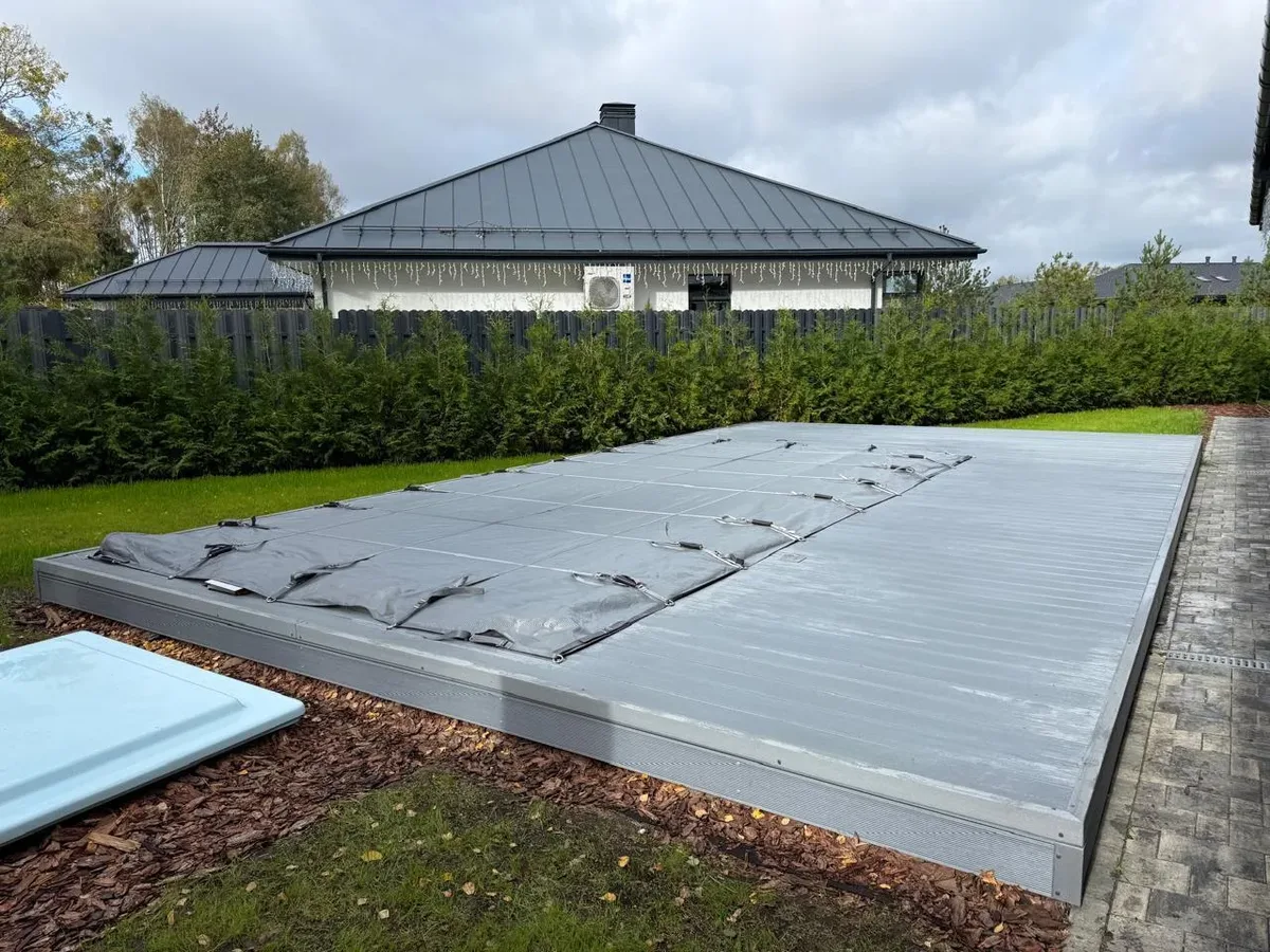 Покрывало Laguna Cover Mesh — установка в Новомосковске