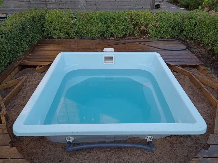 Композитная купель Laguna 2 — установка в Новомосковске