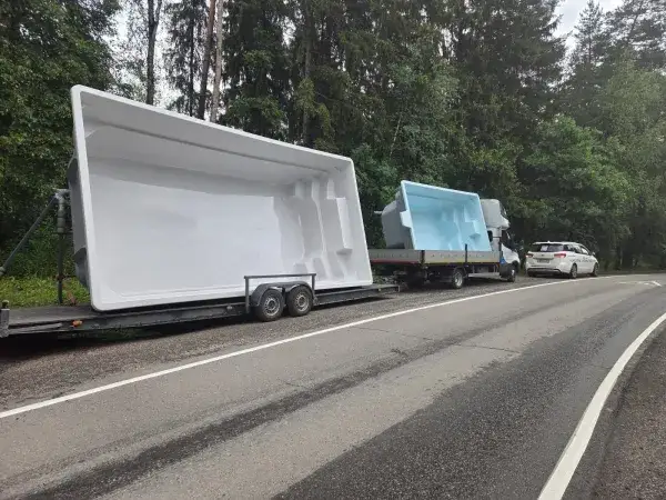 Доставка бассейна в Новомосковске